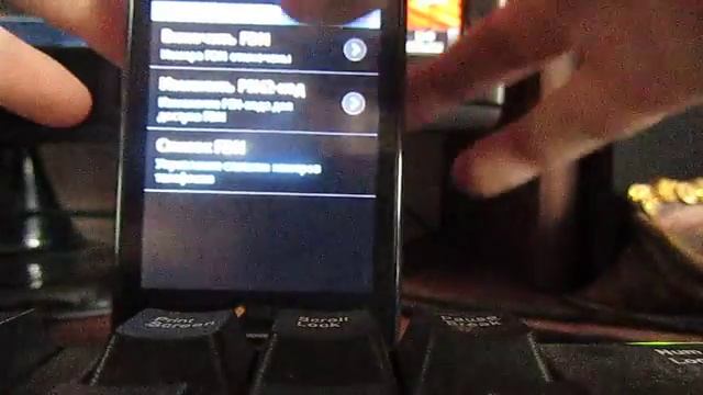 Включение рабочий стол меню и настройки Samsung Galaxy Y Duos смотреть онлайн