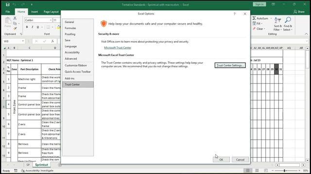 Fix Macros Blocked Error In Microsoft Excel