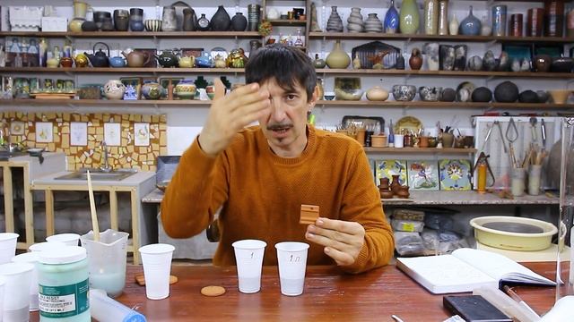Интенсив по созданию глазури. Как сделать свою базовую глазурь? 26 пробников на красной глине Браун