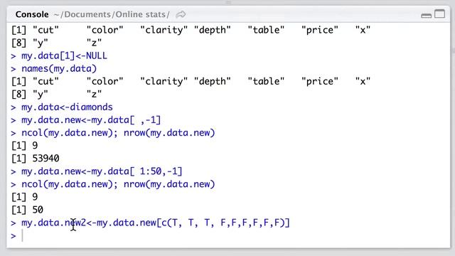 Selecting And Removing Columns from R Data Frames смотреть онлайн
