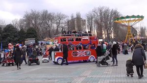 Новый год 2019. Махачкала. 31 декабря 2018. Центральная площадь