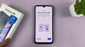 Samsung Galaxy A15 First Time Boot and Set Up
