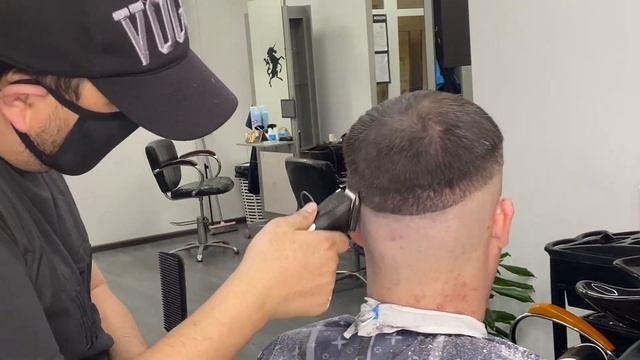 Стрижка FEDA мужской стрижка Flawless FADE technique - BARBER Tutorial