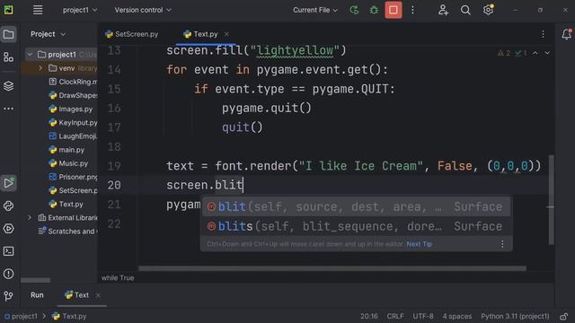 How to add Text in Pygame | 4 min смотреть онлайн