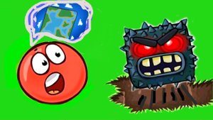 Игра КРАСНЫЙ ШАР против монстров # 1 Мультик ИГРА Red Ball