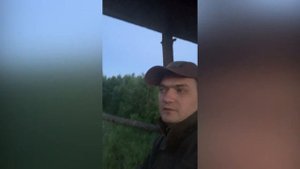 Охота на кабана с вышки. Тепловизор.