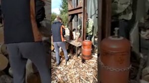 дровокол гидравлический, вертикальны