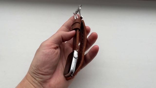 Сделал мощный ремешок для Apple Watch из натуральной кожи смотреть онлайн