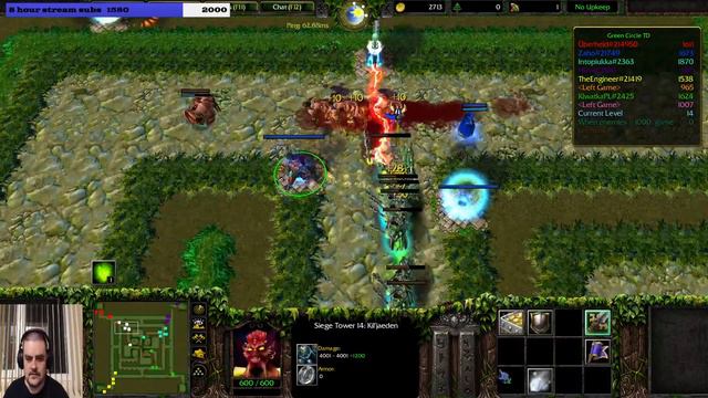 Warcraft 3 Green circle td v11 - Max siege is insane смотреть онлайн