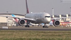 Virgin Atlantic Airbus A350-1000 Landing at Brussels Airport Zaventem