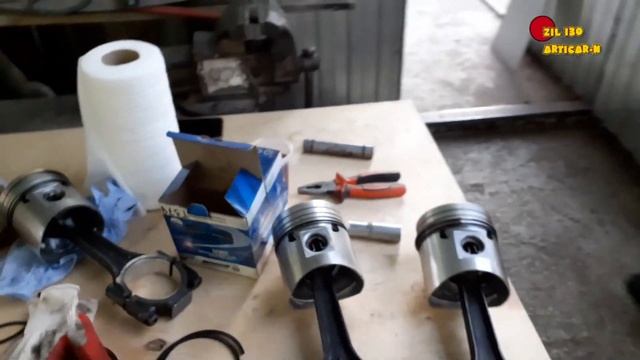 Зил 130 №7 (Сборка двигателя) смотреть онлайн