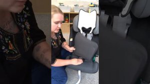 How to convert the Britax advansafix iSize from harness to booster mode