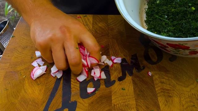 ?Летом готовлю только её!?Окрошка с морепродуктами!?