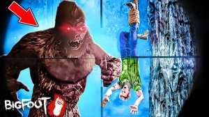 Я ПРЕВРАТИЛСЯ В БИГФУТА НА 24 ЧАСА! СОЖРАЛ ВСЕХ ОХОТНИКОВ В МОЕМ ЛЕСУ В BIGFOOT