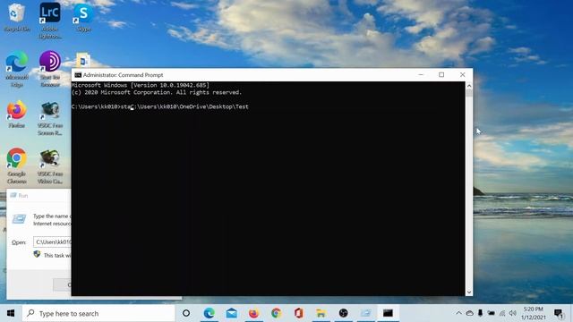 How to open a File or Folder using Command Prompt or PowerShell in Windows 10