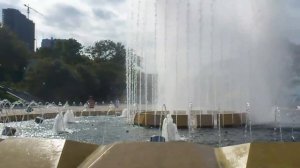 Музыкальный фонтан в городе Владивосток.