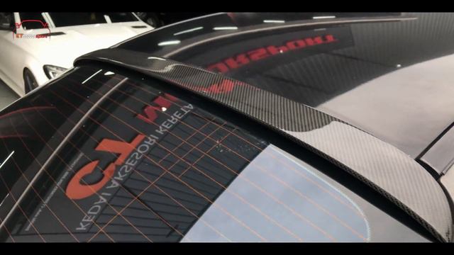 Mercedes Benz W205 C200 Full Conversion To C63 Bodykit ADD ON GT Style Black Mamba Front Bumper !!! смотреть онлайн