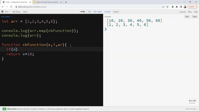 Javascript Interview Question  | Map vs ForEach  | Array methods comparison