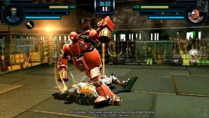 Atom Real Steel WRB VS Bluebot & Fat Boy & Ambush Metal Mayhem