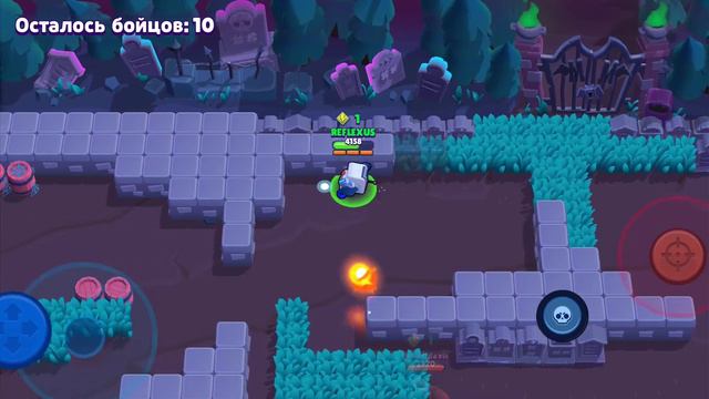 Чёрные рамки в игре Brawl Stars на Poco F3