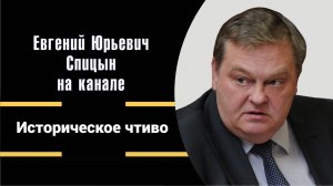 "Таких гнид целый воз и маленькая тележка". Е.Ю.Спицын на канале Историческое чтиво "Диэтиловый эфир