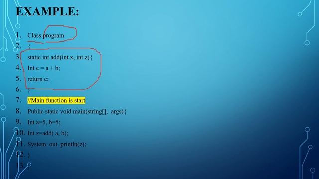 Function / Methods in Java