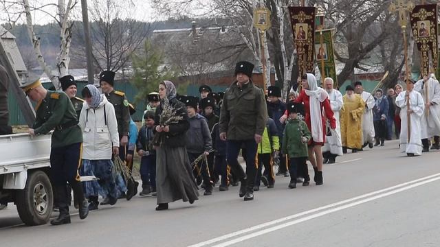 Крестный ход на Вход Господень во Иерусалим. Видеорепортаж Владимира Якимова