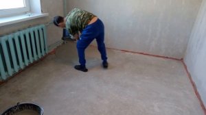 Наливной пол ВОЛМА нивелир экспресс. КАК сделать неправильно.