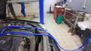 Промывка радиатора печки автомобиля. Без снятия или со снятием печки.