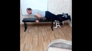 Как это работает! Скамья с приставкой для ног своими руками