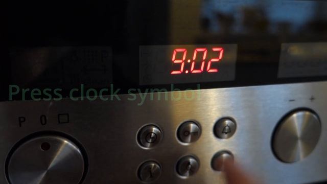 Siemens Oven Clock Adjustment
