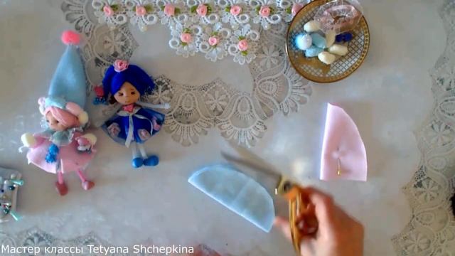 Поделки из синельной проволоки.Мини кукла. 2 5 смотреть онлайн