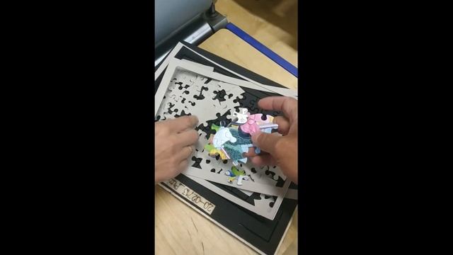 Вырубка пазлов на валковом прессе смотреть онлайн