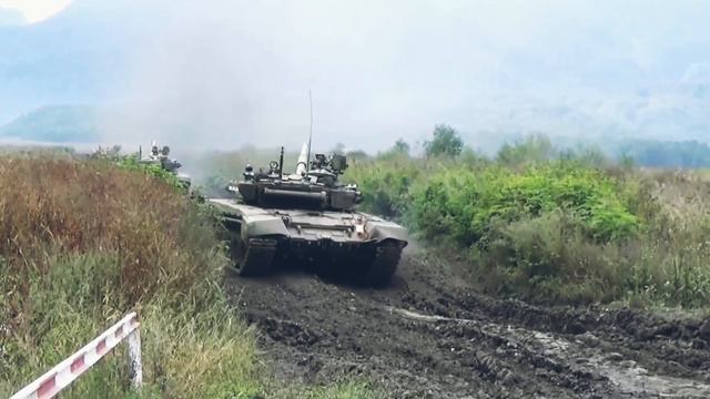 Т90А  Стрельба из Т-90А