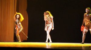 Университетская весна - бодиарт - видео №5