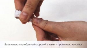 Воздушные петли из тонких тканей своими руками