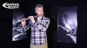 Yamaha YFL 372GL Open Hole Flute with Gold Lip Plate Demo