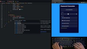 ASMR Programming – Password Generator –  No Talking