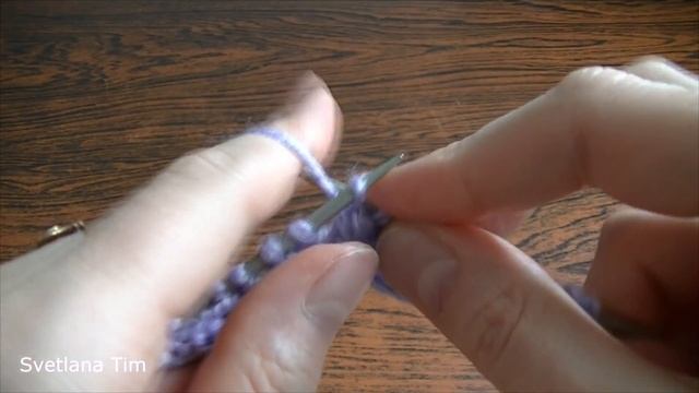 Двухсторонний Ажурный узор с волнистым краем - узоры со скрещенными петлями. Вязание спицами № 370 смотреть онлайн