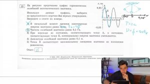 На рисунке представлен график гармонических колебаний математического маятника. Используя - №27914