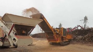 Барабанный измельчитель щепорез  Производство щепы. Рубительная машина