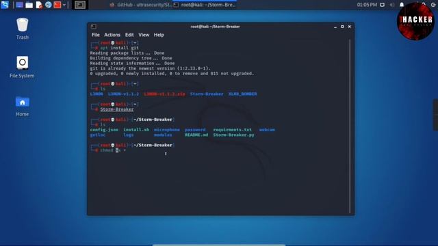 How hackers hack your Phone Camera, Location, Mic just sending a link | Tech Hacker | Kali Linux