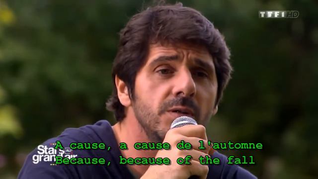 Patrick Fiori sings A Cause De L'Automne to Alizée - English subs смотреть онлайн