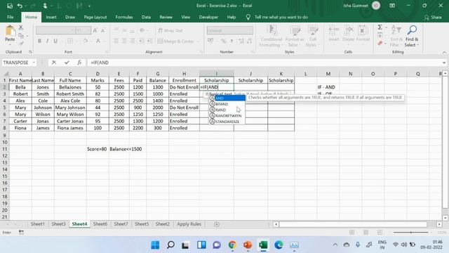 Excel Formulas | Advanced Excel Formulas | Excel Formulas 2023 |  Excel
