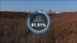 Overall progress of Amur GPP construction in October 2021 amounted to 81.51%