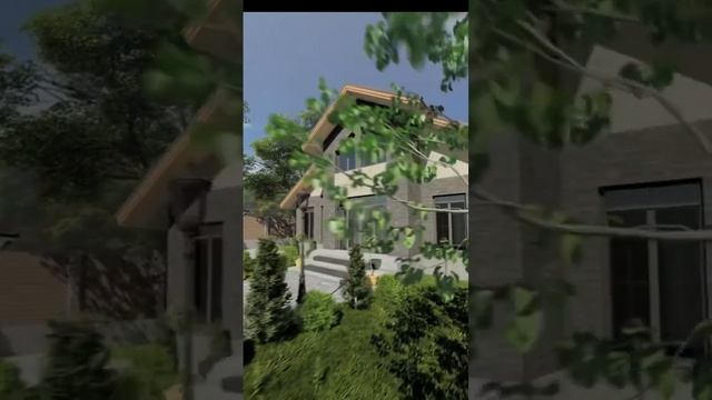 Проект дома 1823 архитектурный раздел, ландшафтный дизайн, загородный дом с мансардой (дача) смотреть онлайн