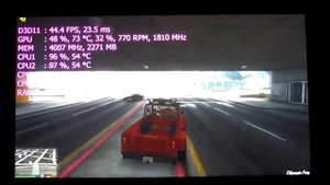 GTA V/5 - i3 2100 - GTX 1060 3GB - 1080p Test
