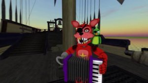 [FNAF/SFM] Foxy The Pirate sings Wellerman [600 sub special part 2] #fnaf #foxy