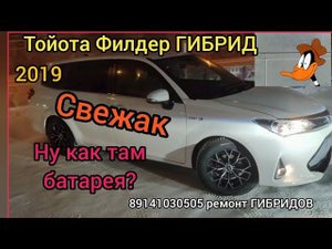 Тойота Филдер ГИБРИД 2019 года. Каково состояние Батареи?