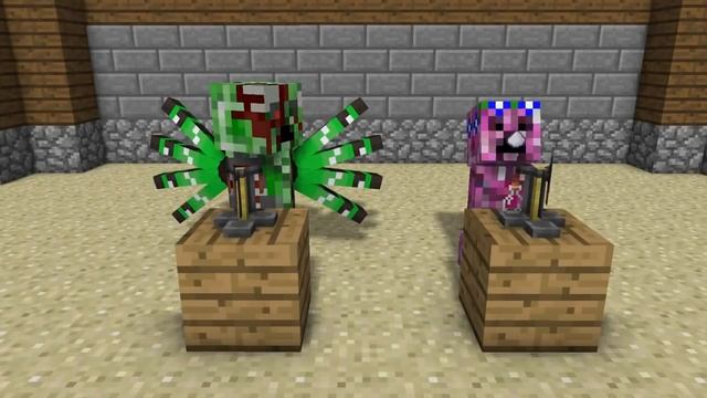 ШКОЛА МОБОВ УРОКИ ЗНАКОМСТВ С ДЕВОЧКОЙ! МАЙНКРАФТ АНИМАЦИЯ смотреть онлайн